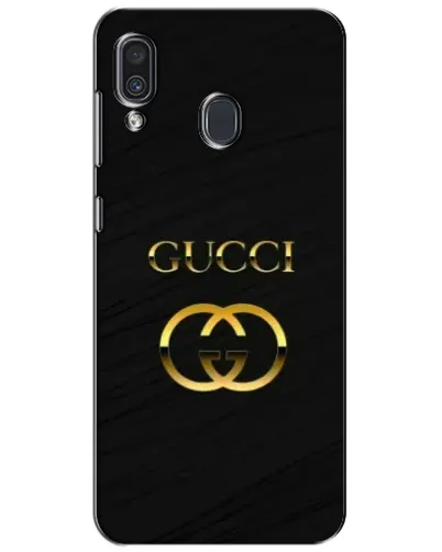 Чехол для Samsung Galaxy A30 2019 (A305F) с картинкой «Золотой логотип Gucci»