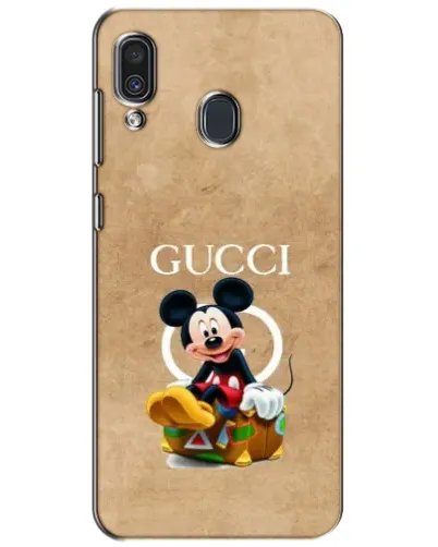 Чехол для Samsung Galaxy A30 2019 (A305F) с картинкой «Микки Маус Gucci — крафт»