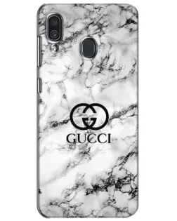 Чехол для Samsung Galaxy A30 2019 (A305F) с картинкой «Gucci — мраморный шик»