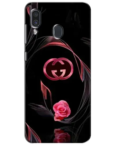 Чехол для Samsung Galaxy A30 2019 (A305F) с картинкой «Gucci — неоновая роза»