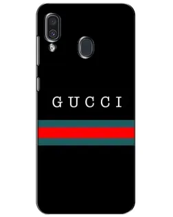 Чехол для Samsung Galaxy A30 2019 (A305F) с картинкой «Gucci — красный пояс»