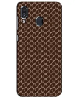 Чохол для Samsung Galaxy A30 2019 (A305F) з картинкою «Gucci — шоколадна сітка»