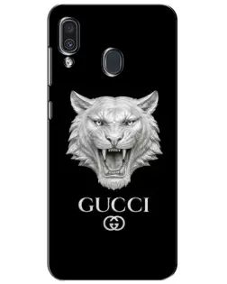 Чохол для Samsung Galaxy A30 2019 (A305F) з картинкою «Gucci — срібний лев»