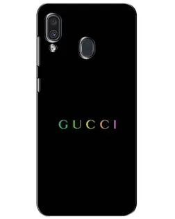 Чохол для Samsung Galaxy A30 2019 (A305F) з картинкою «Gucci — неоновий мінімалізм»