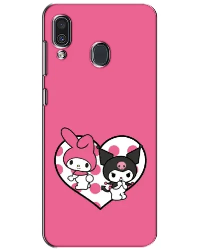 Чехол для Samsung Galaxy A30 2019 (A305F) с картинкой «Kuromi и My Melody»