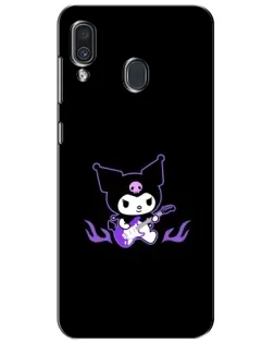 Чехол для Samsung Galaxy A30 2019 (A305F) с картинкой «Электрическая Kuromi»