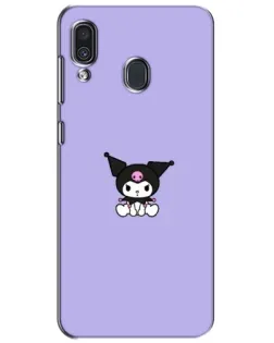 Чехол для Samsung Galaxy A30 2019 (A305F) с картинкой «Kuromi — фиолетовый минимализм»
