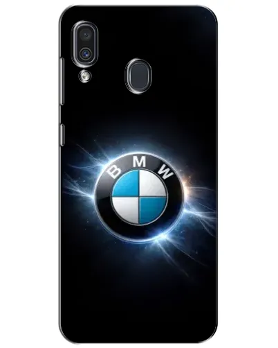 Чехол для Samsung Galaxy A30 2019 (A305F) с картинкой «BMW — неоновое сияние»