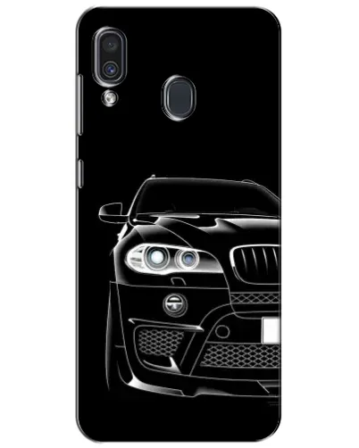 Чехол для Samsung Galaxy A30 2019 (A305F) с картинкой «Темный силуэт BMW»