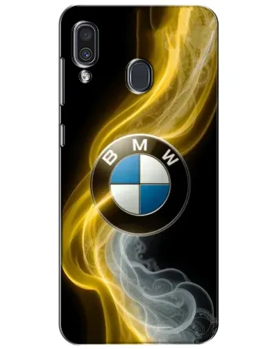 Чехол для Samsung Galaxy A30 2019 (A305F) с картинкой «Золотистый дым BMW»