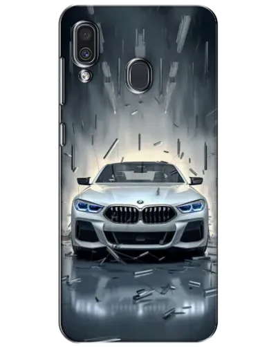 Чехол для Samsung Galaxy A30 2019 (A305F) с картинкой «BMW в свете фар»