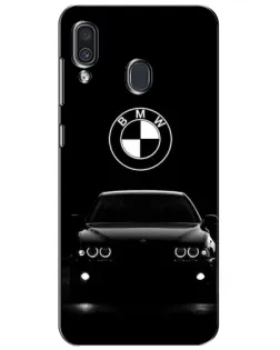 Чехол для Samsung Galaxy A30 2019 (A305F) с картинкой «BMW — взгляд из темноты»