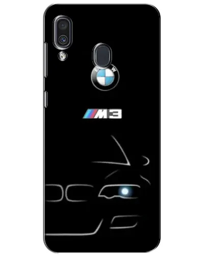 Чехол для Samsung Galaxy A30 2019 (A305F) с картинкой «Минималистичный принт BMW M3»