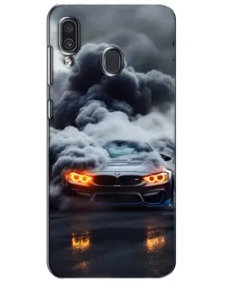 Чехол для Samsung Galaxy A30 2019 (A305F) с картинкой «BMW в дыму»