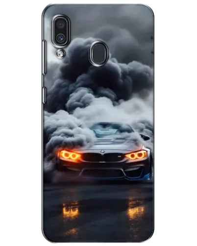 Чехол для Samsung Galaxy A30 2019 (A305F) с картинкой «BMW в дыму»