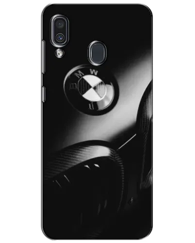 Чехол для Samsung Galaxy A30 2019 (A305F) с картинкой «Эмблема BMW — макро»
