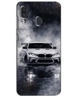 Чехол для Samsung Galaxy A30 2019 (A305F) с картинкой «BMW сквозь туман»