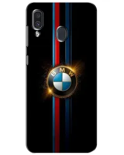Чехол для Samsung Galaxy A30 2019 (A305F) с картинкой «BMW M-Power неон»