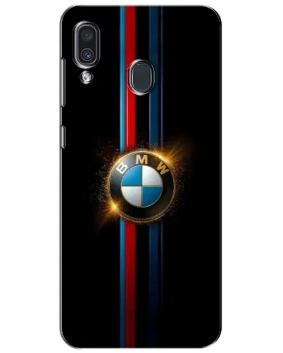 Чехол для Samsung Galaxy A30 2019 (A305F) с картинкой «BMW M-Power неон»