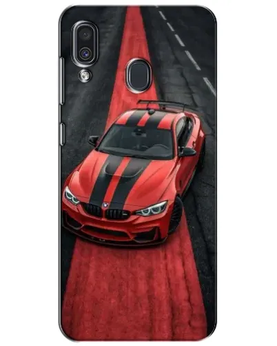 Чехол для Samsung Galaxy A30 2019 (A305F) с картинкой «BMW на красной дорожке»