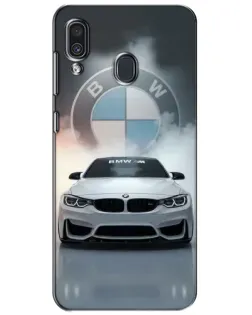 Чохол для Samsung Galaxy A30 2019 (A305F) з картинкою «BMW в білому диму»