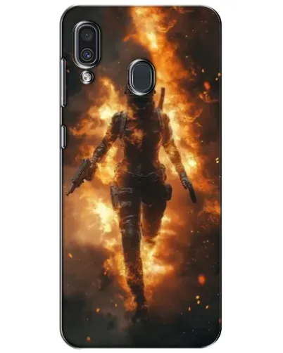 Чехол для Samsung Galaxy A30 2019 (A305F) с картинкой «BMW — скорость в дожде»