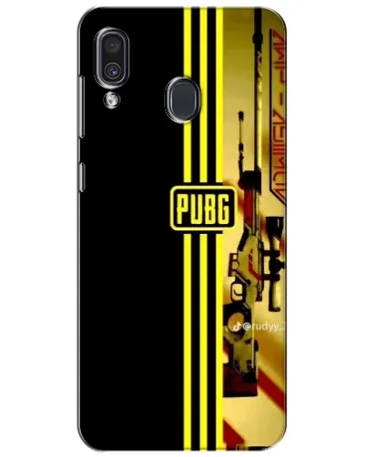 Чехол для Samsung Galaxy A30 2019 (A305F) с картинкой «PUBG — камуфляжный шлем»