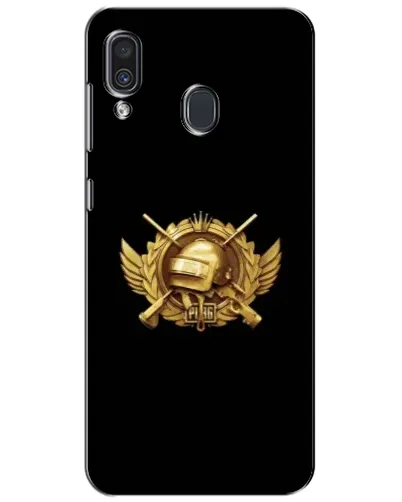 Чехол для Samsung Galaxy A30 2019 (A305F) с картинкой «PUBG — оранжевый градиент»