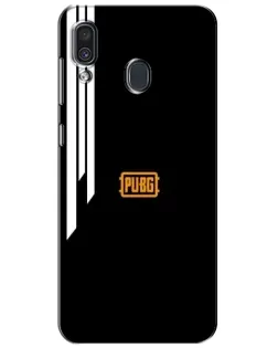 Чехол для Samsung Galaxy A30 2019 (A305F) с картинкой «PUBG — вертикальные линии»