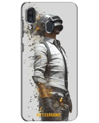Чехол для Samsung Galaxy A30 2019 (A305F) с картинкой «PUBG — боец в пыли»