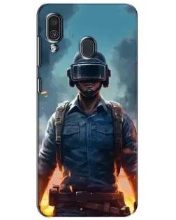 Чехол для Samsung Galaxy A30 2019 (A305F) с картинкой «PUBG — реалистичный герой»
