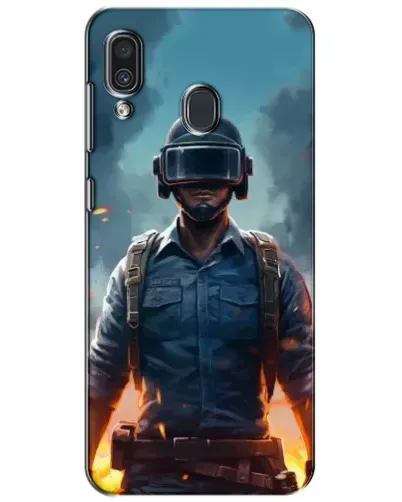 Чехол для Samsung Galaxy A30 2019 (A305F) с картинкой «PUBG — реалистичный герой»
