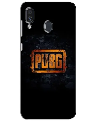 Чехол для Samsung Galaxy A30 2019 (A305F) с картинкой «PUBG — золотой логотип»