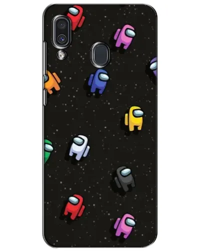 Чехол для Samsung Galaxy A30 2019 (A305F) с картинкой «Космический паттерн Among Us»