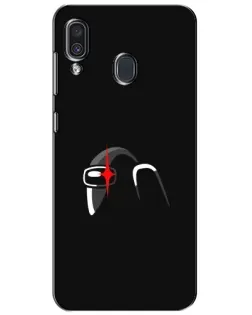 Чехол для Samsung Galaxy A30 2019 (A305F) с картинкой «Among Us шлем»