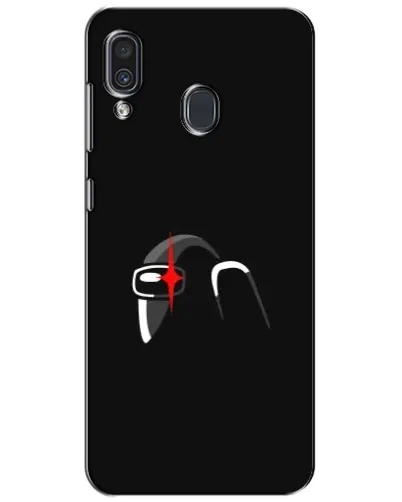 Чехол для Samsung Galaxy A30 2019 (A305F) с картинкой «Among Us шлем»