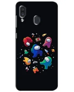 Чехол для Samsung Galaxy A30 2019 (A305F) с картинкой «Among Us космос»