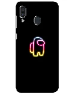 Чехол для Samsung Galaxy A30 2019 (A305F) с картинкой «Among Us градиент»