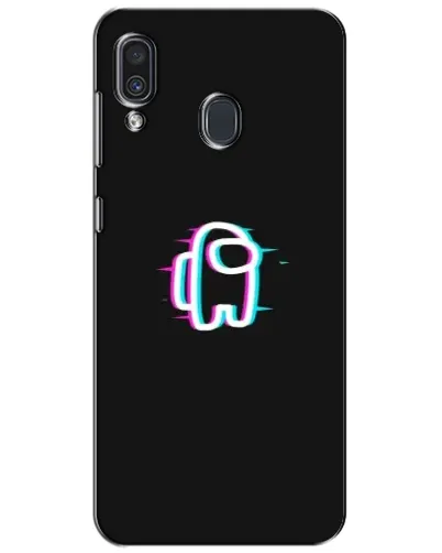 Чехол для Samsung Galaxy A30 2019 (A305F) с картинкой «Among Us неон»