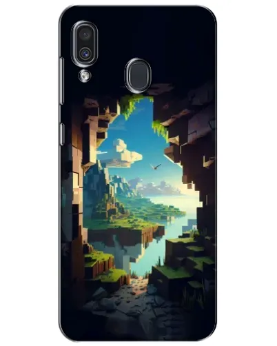 Чехол для Samsung Galaxy A30 2019 (A305F) с картинкой «Вид из пещеры»