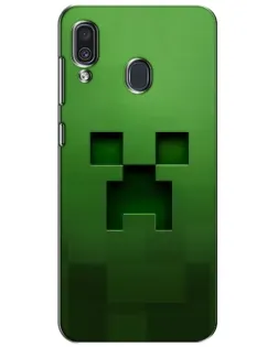 Чехол для Samsung Galaxy A30 2019 (A305F) с картинкой «Крипер микро-дизайн»