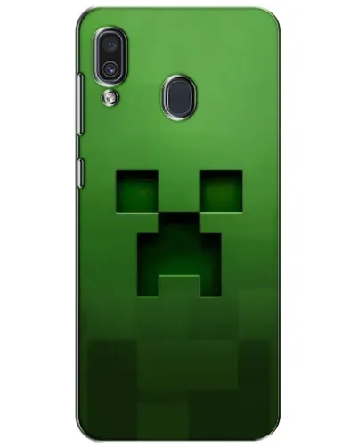 Чехол для Samsung Galaxy A30 2019 (A305F) с картинкой «Крипер микро-дизайн»
