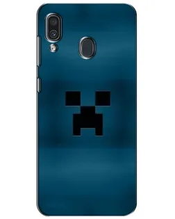 Чехол для Samsung Galaxy A30 2019 (A305F) с картинкой «Крипер текстура»