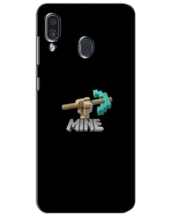 Чехол для Samsung Galaxy A30 2019 (A305F) с картинкой «Алмазная кирка»