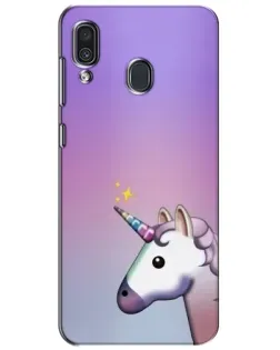 Чехол для Samsung Galaxy A30 2019 (A305F) с картинкой «Единорог градиент» Чехол для Samsung Galaxy A30 2019 (A305F) с картинкой «Единорог градиент»