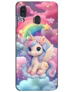 Чехол для Samsung Galaxy A30 2019 (A305F) с картинкой «Маленький единорог» Чехол для Samsung Galaxy A30 2019 (A305F) с картинкой «Маленький единорог»