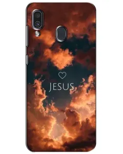 Чехол для Samsung Galaxy A30 2019 (A305F) с картинкой «Сияние Имени Jesus»