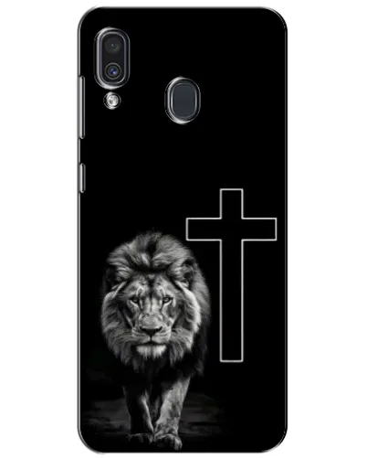 Чехол для Samsung Galaxy A30 2019 (A305F) с картинкой «Лев и Крест»