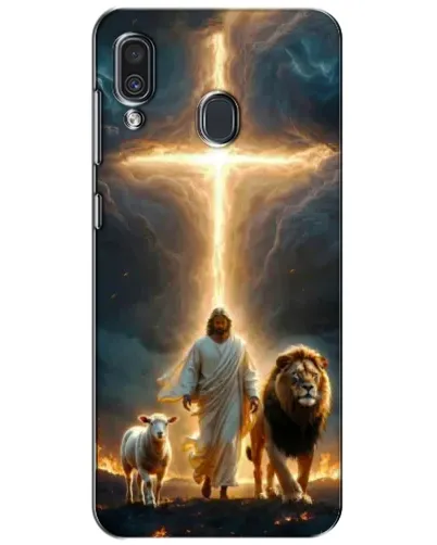 Чехол для Samsung Galaxy A30 2019 (A305F) с картинкой «Лев Иуды и Свет»
