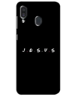 Чехол для Samsung Galaxy A30 2019 (A305F) с картинкой «Точки веры J.E.S.U.S.»